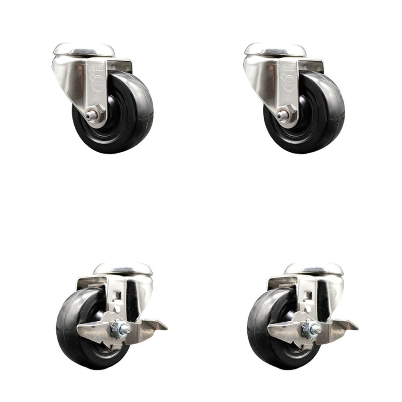 Soft Rubber Casters