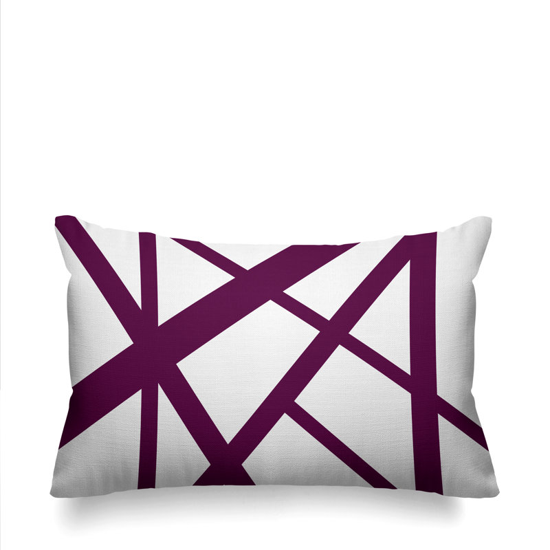 Coussin intérieur / extérieur Shelly, Mauve