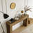 Wooden Console Table Sofa Table Behind The Couch Hallway Table