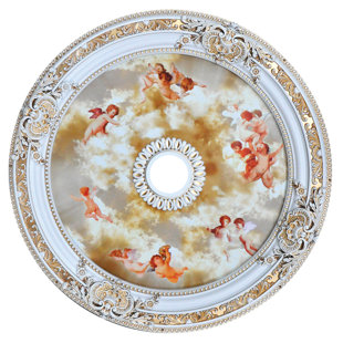 Angel - médaillon de plafond rond
