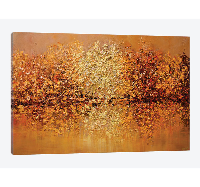 «Swiger Orange County», reproduction sur toile, H 26 po x l 40 po x P 1,5 po, Pas de tapis, Toile tendue