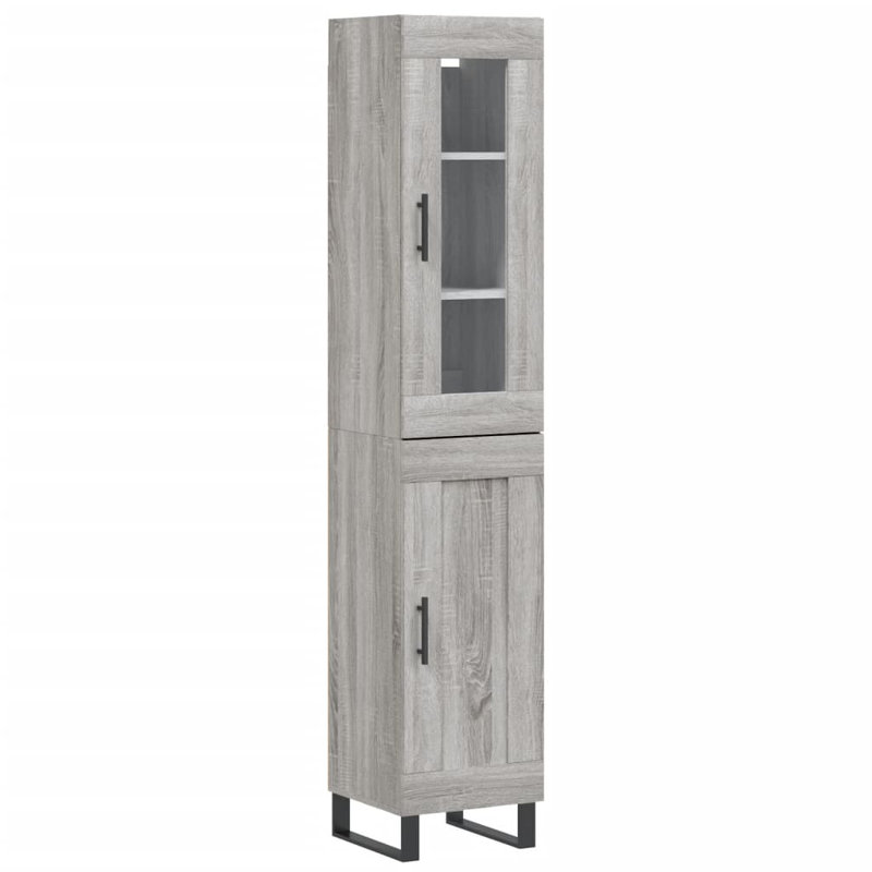 Nevara 34.5cm Sideboard, Grey Sonoma