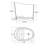34'' x 23'' Mobile Freestanding Japanese Soaking Tub Wood Bathtub For Small Space