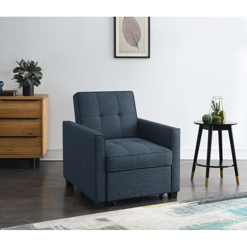 Aurelio 80cm Wide Standard Recliner, Blue