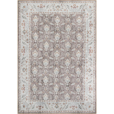 Makensley Performance Chenille Floral Indoor Rug