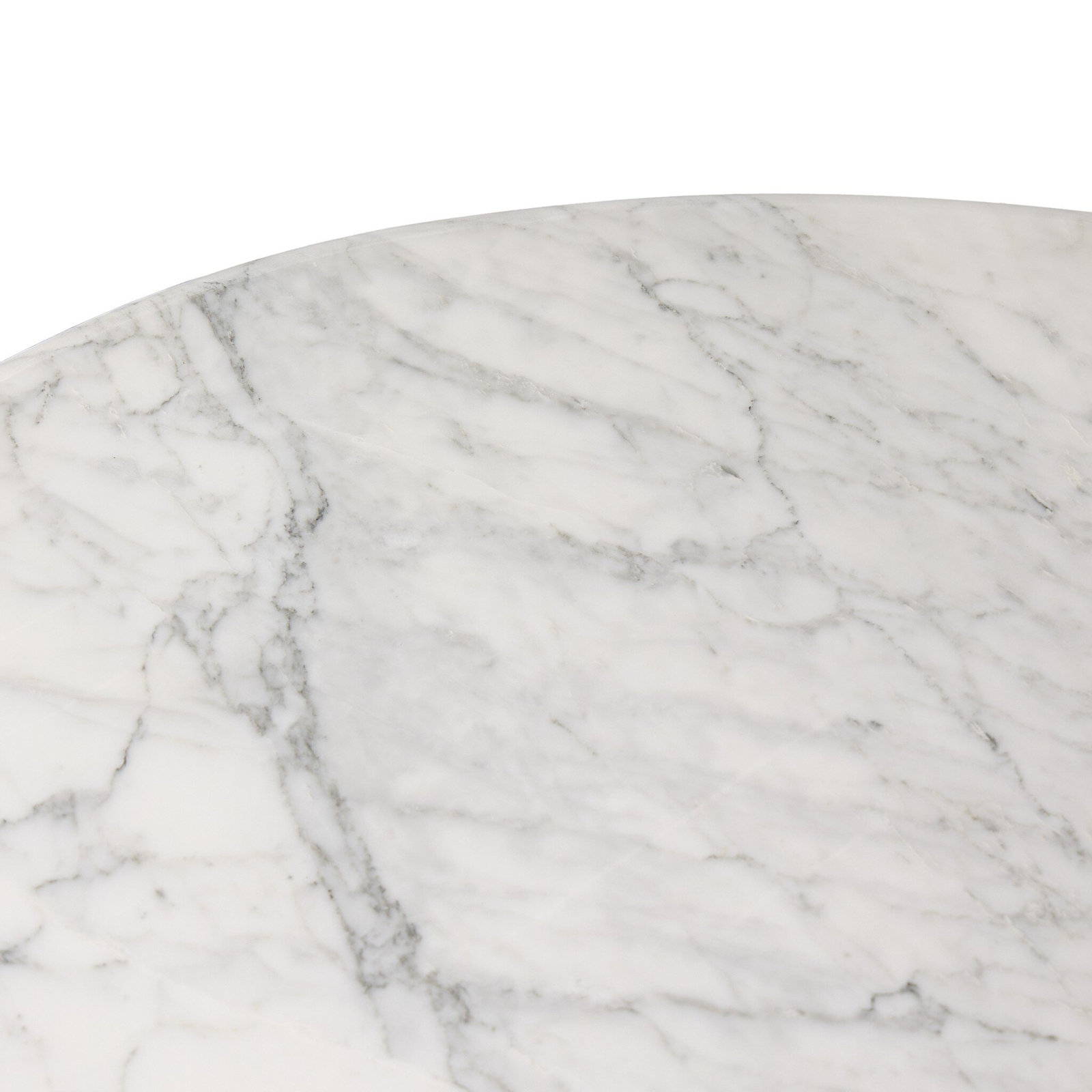 Brennan Genuine Marble Coffee Table, 15.5" H x 40.75" L x 34" W