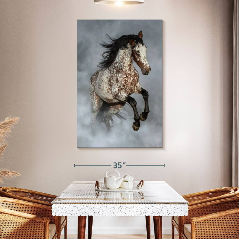 Brampt brumeux Appaloosa, H 51 po x l 34 po