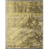 Flatweave Cotton Yellow Area Rug