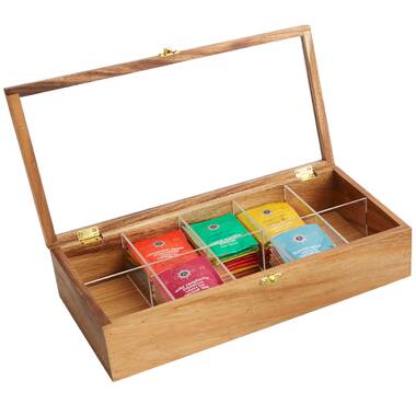 Restaurantware Wood Tea Box