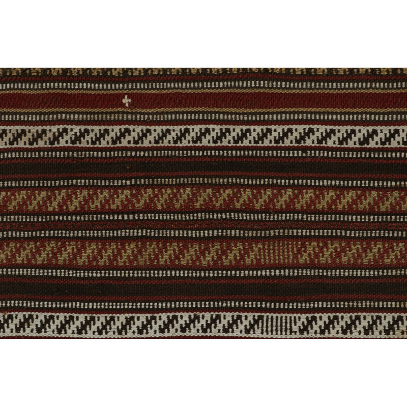 One-of-a-Kind 5'3" X 5'11" 1950s Wool Area Rug
