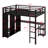 Loft Bed Frame With Built-In Wardrobe-166962412-166962414