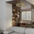 4 Light English Bronze Extra Large Semi-flush