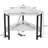 Danielys Corner Metal Base Writing Desk with Power Outlet-1180811208
