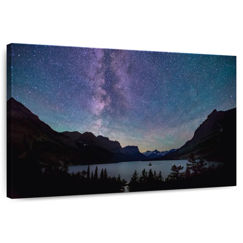 Oberle Saint Mary Lake Under Milky Way