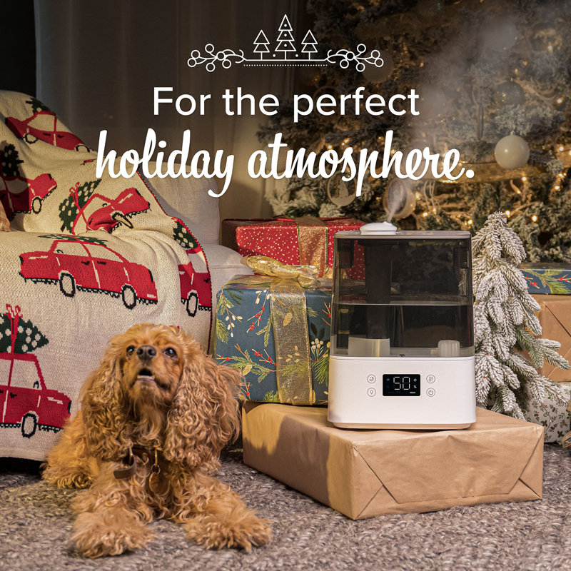Smart Humidifiers For Bedroom Large Room Home,(6L) Cool Mist Top Fill Essential Oil Diffuser For Baby & Plants,Smart App & Voice Control, Rapid Humidification & Auto Mode-Quiet Sleep Mode