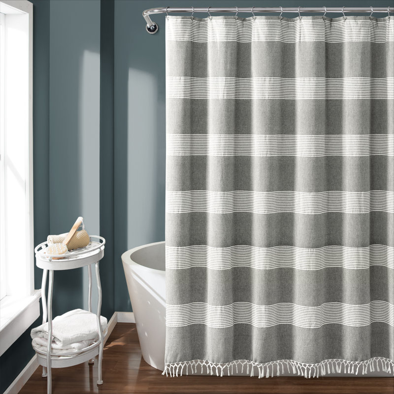 Rideau de douche Tucker, Gris