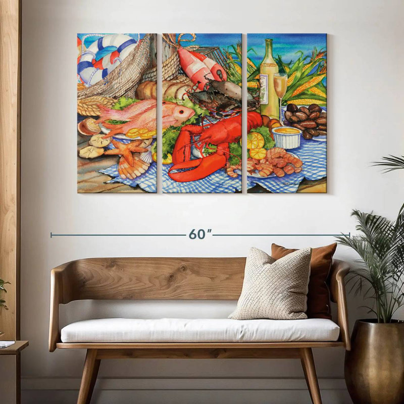 Yarlin Seafood Platter, 32" H x 50" W