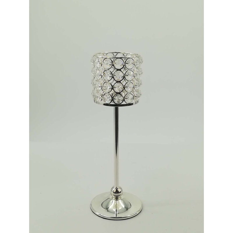 Cristal à billes/métal ouragan, H 12 po x l 4 po x P 4 po