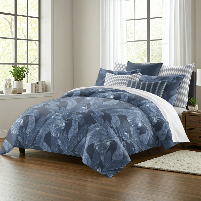 Palomino Denim Cotton Coverlet Set, California King Coverlet + 7 Additional Pieces