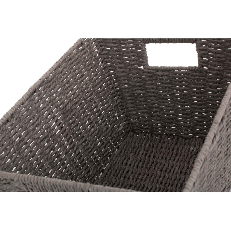 Floris Deep Paper Rope Storage Tray Basket