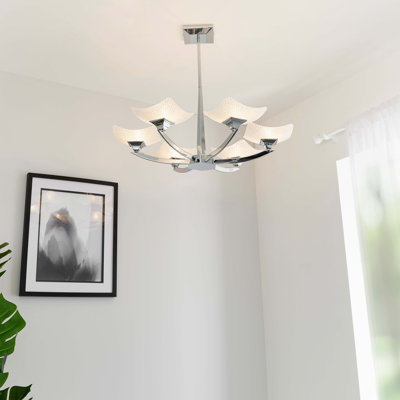 Briana 6 - Light Shaded Chandelier