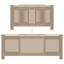 Housse de radiateur vidaXL avec tablette de rangement supérieure, housse de chauffage, panneau de fibres à densité moyenne, 55,5-80,7 po x 7,5 po x 32,1 po, naturel-91833317-91833315-132453091