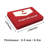 Mailbox Flag For Outgoing Mail, Post Flag With Bright Red Background Please Pick Up Mail Mailbox Sign Alert Magnet, 1.57X2.36 Inch Mailbox Notification Magnets,Red