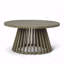 Table basse d'extérieur en bois d'acacia, ronde-1752440653