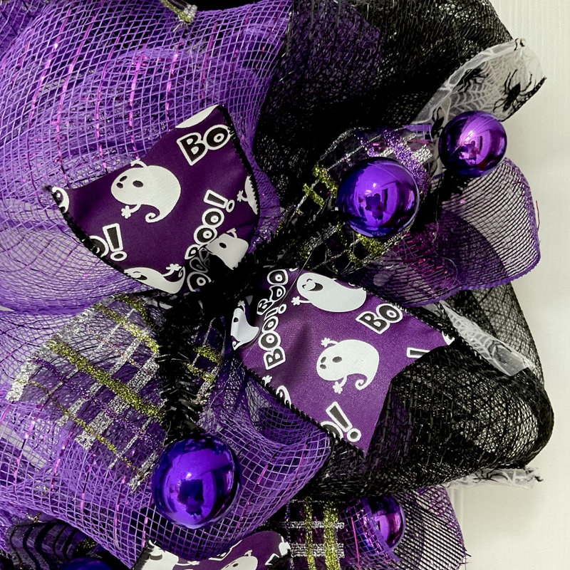 Couronne d'Halloween joyeuse hantise