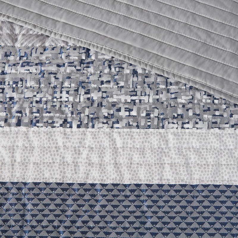 Ensemble de literie réversible en jacquard, bourre de coton double, maison moderne