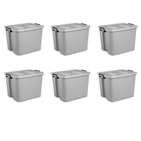 Sterilite Latch 128 qt Plastic Storage Tote & Reviews