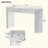 Oval Top Console Table with Storage-827716967