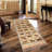 Blue Polypropylene Lodge Area Rug 2X3 Ft. For Contemporary Homes Stain Family Room-1519161193