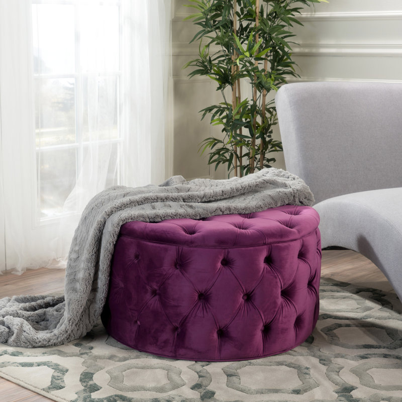 Velours fuchsia moderne avec accoudoirs luxueux