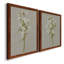 «White Field Flowers I», ensemble de 2 peintures sur toile encadrées-1126046351-1126046352