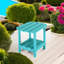 Double table d'appoint Adirondack, tables d'appoint d'extérieur, tables de bout pour patio, cour, piscine, compagnon d'intérieur, facile d'entretien et résistante aux intempéries