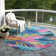 Machine Washable Indoor/Outdoor Claudian ACN1497 Sky Rug