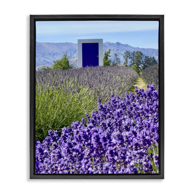 Surreal Doorway Landscape Framed Floater Canvas Wall Art by Kali Wilson