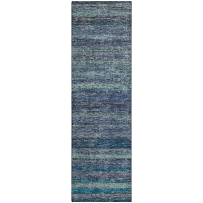 Premium Machine Washable Marasco AMF1639 Stripes Rug, Runner 2'3" x 7'6"