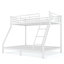 Lits superposés Twin XL et Queen en métal, structure en acier peu encombrante, style industriel moderne pour la maison-1502390306