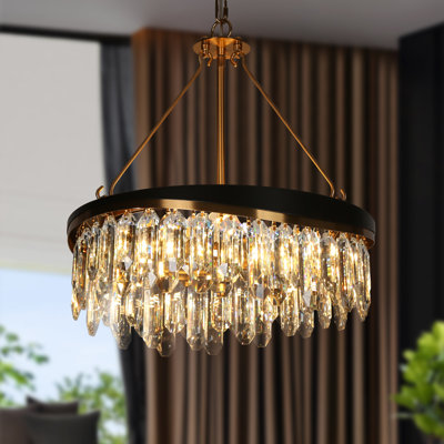 Lustre tambour à 4 lumières à intensité variable Kethe