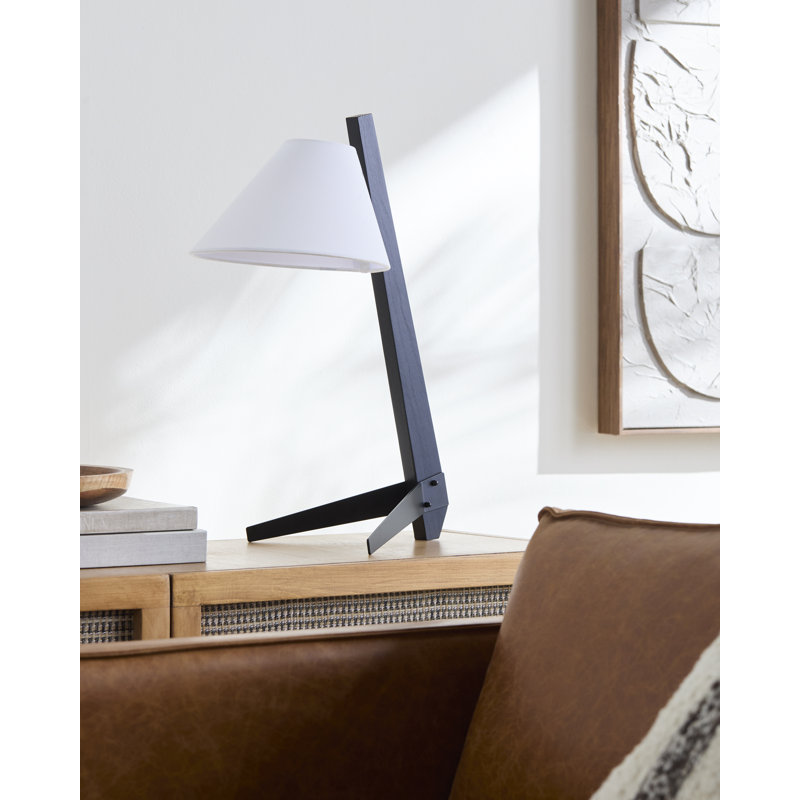 Lampe de table Arvello, Black, White