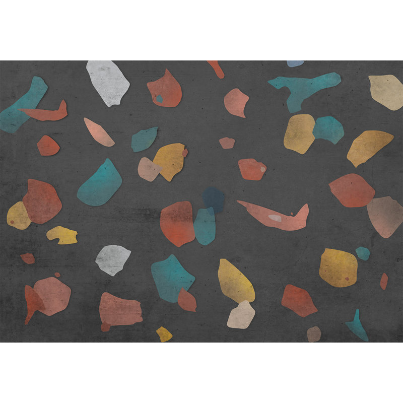 Papier peint abstrait - Élégance italienne, L 68 po x l 98 po