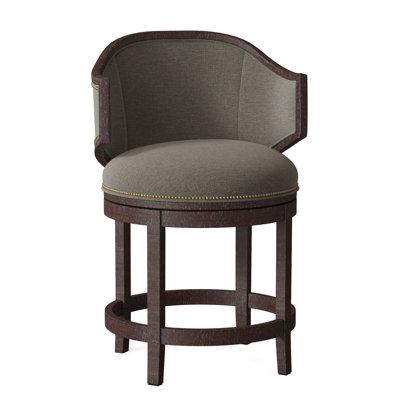 Gimlet Swivel Upholstered Counter Stool