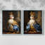 ANIMALS Series CCV - reproduction encadrée de qualité supérieure - prête à être accrochée - aucun clou requis - aucun clou requis-167790923-167791029