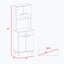 Armoire garde-manger à deux portes Pantac-787802283