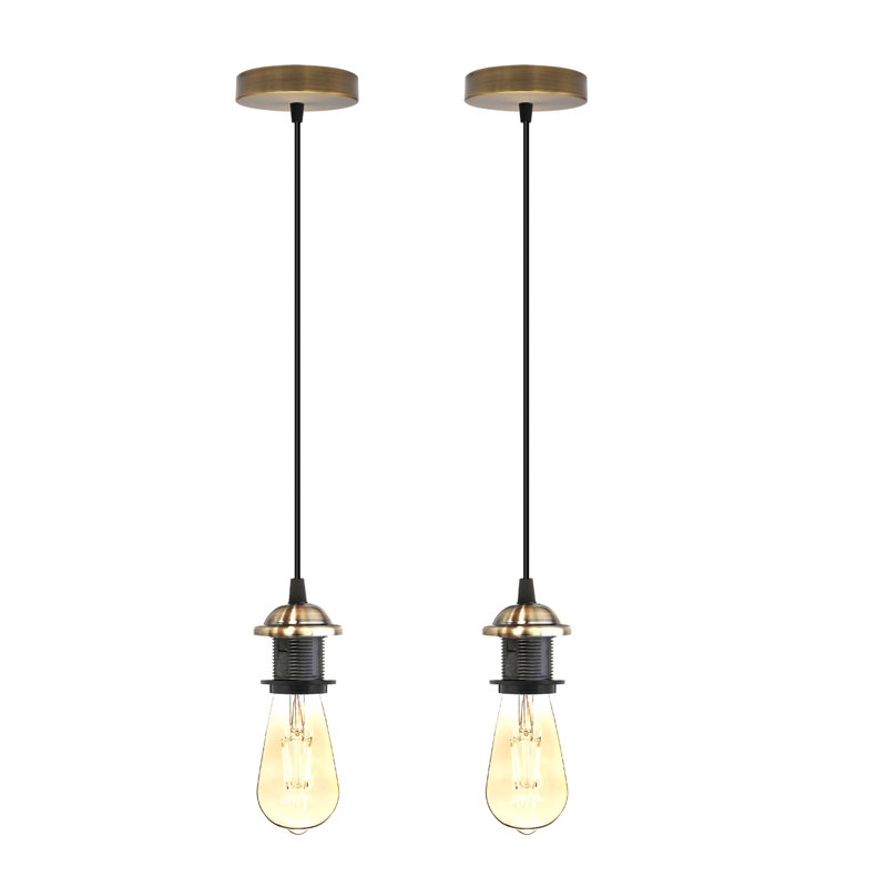 Germanos 2 - Light Single Pendant, No, Green Brass