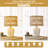 Boho Style Ceramic Rattan Table Lamp For Living Room/Bedroom/Entryway Console/Decorative Supplements With Rattan Accent