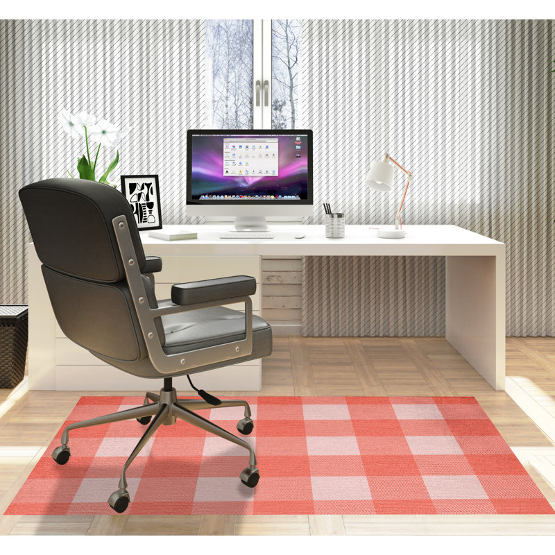 Tapis de chaise rectangulaire Chico, L 48 po x L 72 po, Saumon