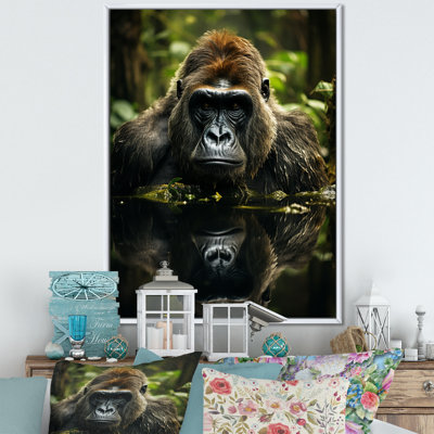 «Gorilla Serenity», photographie sur toile